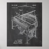 Piano Patent Poster (Voorkant)