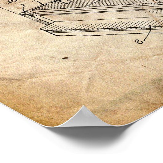 Piano Patent Poster (Hoek)