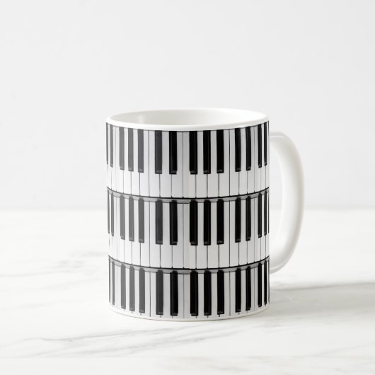 Piano pattern koffiemok (Voorkant rechts)