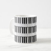 Piano pattern koffiemok (Voorkant links)