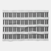 Piano pattern theedoek (Horizontaal)