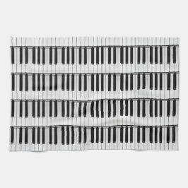 Piano pattern theedoek