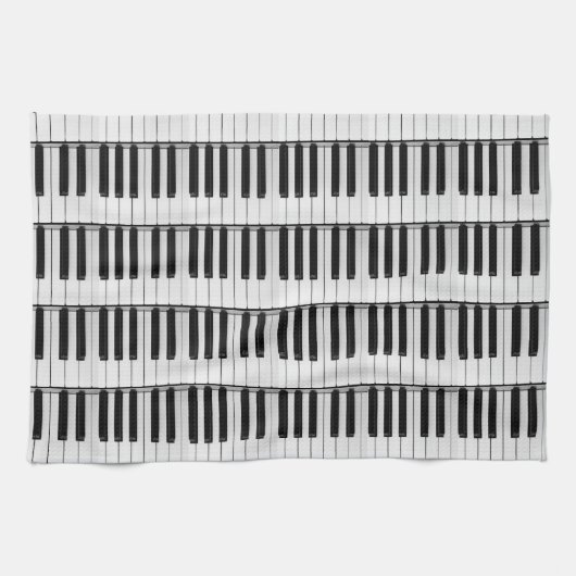 Piano pattern theedoek (Horizontaal)