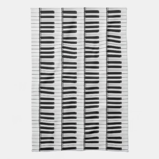 Piano pattern theedoek (Verticaal)