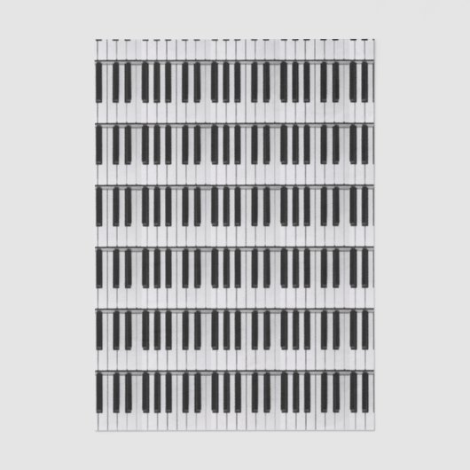 Piano pattern tissuepapier (Voorkant)