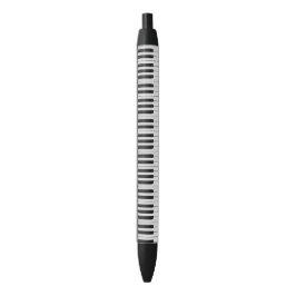 Piano pattern zwarte inkt pen