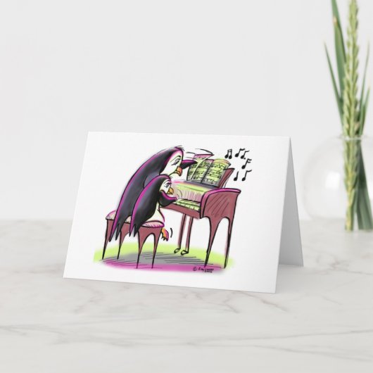 pIaNo pEnGuInS Kaart (Voorkant)