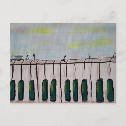 Piano People Briefkaart (Voorkant)