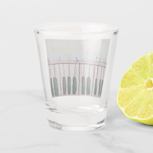 Piano People Shot Glass Shot Glas (Achterkant)
