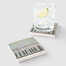 Piano People Stone Onderzetter