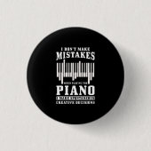 Piano Pianist Gift Ronde Button 3,2 Cm (Voorkant)