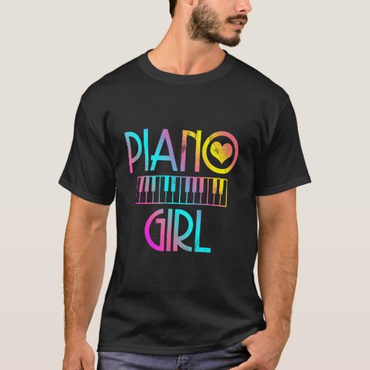 Piano Pianist Musician T-shirt (Voorkant)