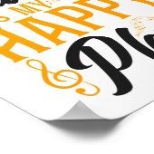 Piano Pianist My Piano is my Happy Place Music Poster (Hoek)