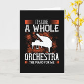 Piano - Piano is een heel orkest Kaart (Gele Bloem)
