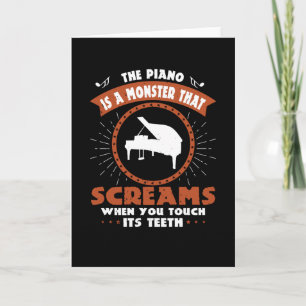 Piano - Piano is een monster met de tanden Kaart