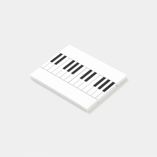 piano-, pianoletoenen post-it® notes (Schuin)