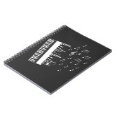 Piano Player Flying Muzieknoten Bird Pianist Notitieboek (Linkerzijde)