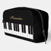 Piano Player Keyboard Personalised Pianist Toilettasje (Rechterhoek)