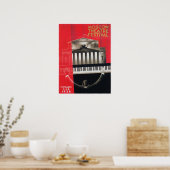 Piano Player, Music Festival Art Deco  Poster (Keuken)