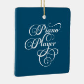 Piano Player Script Keramisch Ornament (Rechts)