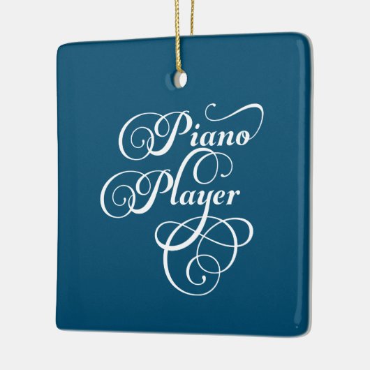 Piano Player Script Keramisch Ornament (Links)