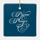 Piano Player Script Keramisch Ornament (Achterkant)