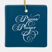 Piano Player Script Keramisch Ornament (Voorkant)