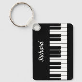 Piano Player Teacher Personalised Keyboard Sleutelhanger (Voorkant)