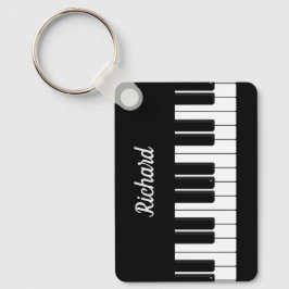Piano Player Teacher Personalised Keyboard Sleutelhanger