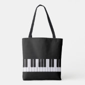 Piano Player Tutor Teacher Musician Tote Bag (Achterkant)