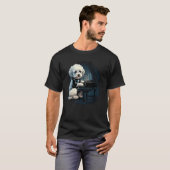 Piano playing Havanese T-shirt (Voorkant volledig)