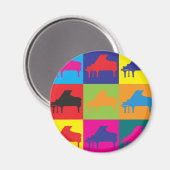 Piano Pop Art Magneet (Voorkant / Achterkant)