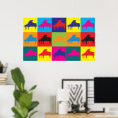 Piano Pop Art Poster (Thuiskantoor)