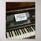  piano poster (Voorkant)
