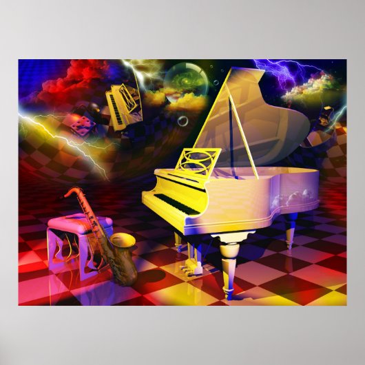 Piano Poster (Voorkant)
