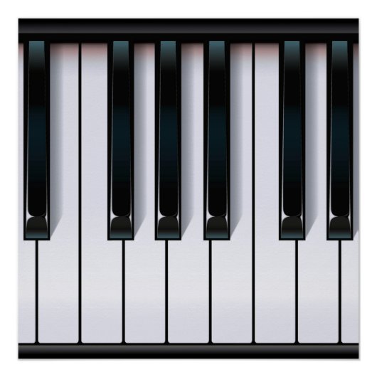 Piano Poster (Voorkant)