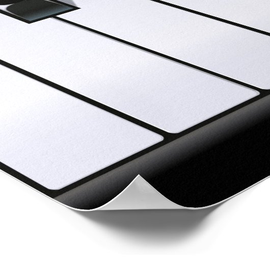 Piano Poster (Hoek)