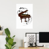 Piano Poster (Thuiskantoor)