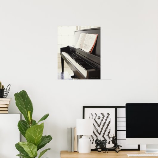 Piano Poster (Thuiskantoor)