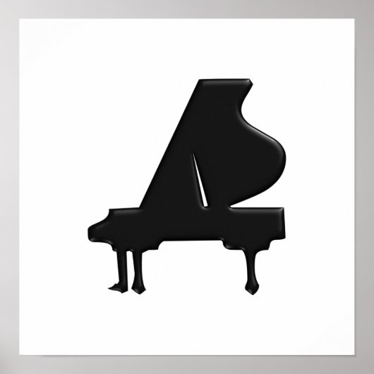 Piano Poster (Voorkant)