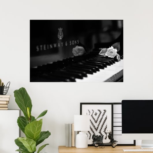 Piano Poster (Thuiskantoor)