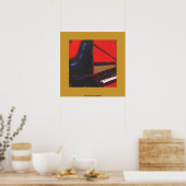 piano-poster poster (Keuken)