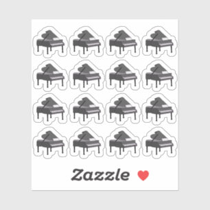 Piano Praktijk Lessen Plan Leraar Student Planner Sticker