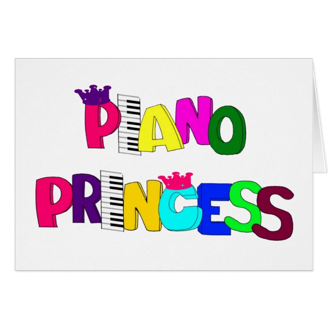Piano Princess (Voorkant Horizontaal)