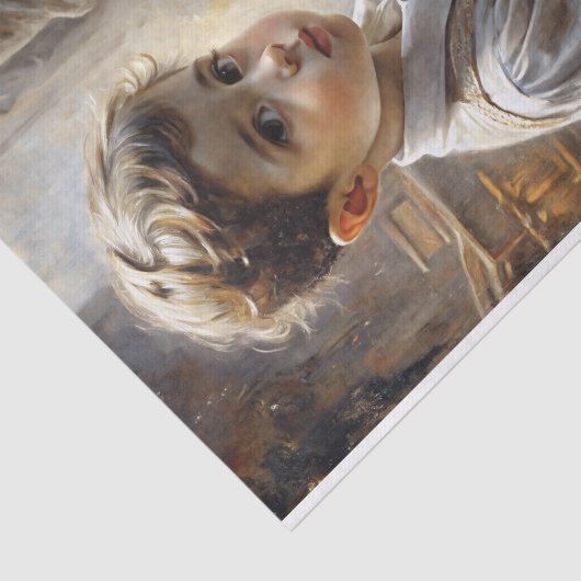 Piano Prodigy  Charm Decoupage Tissuepapier (Detail)