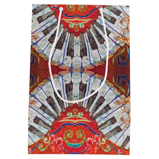 Piano R4 Custom Gift Bag - Medium, Matte Medium Cadeauzakje (Achterkant)