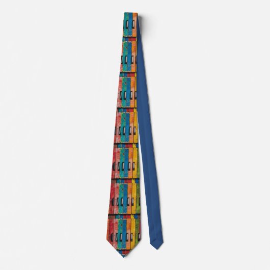 Piano Rainbow Neck Tie Stropdas (Voorkant)