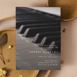 Piano Recital Klasse Minimaal Kaart