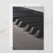Piano Recital Klasse Minimaal Kaart (Achterkant)