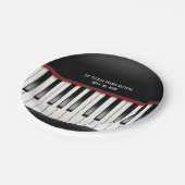 piano-recital-toetsenbord papieren bordje (Gekanteld)